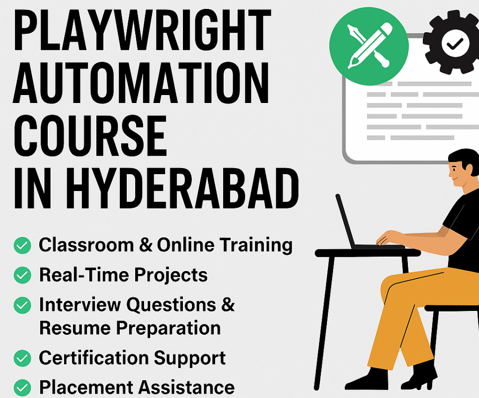 Playwright automation testing course in Hyderabad