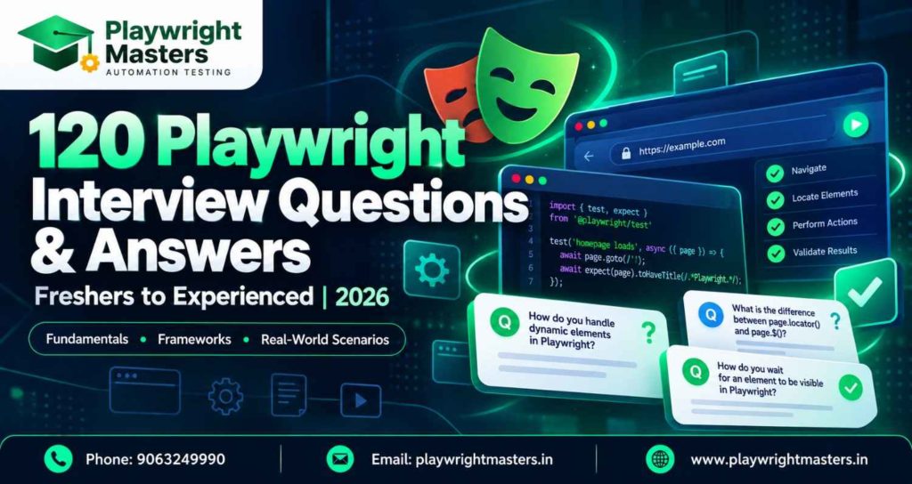 Playwright Interview Questions Hero Banner