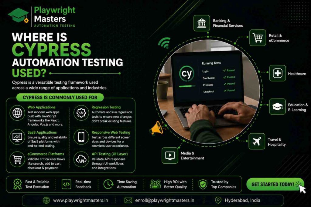Where is Cypress Automation Testing Used
