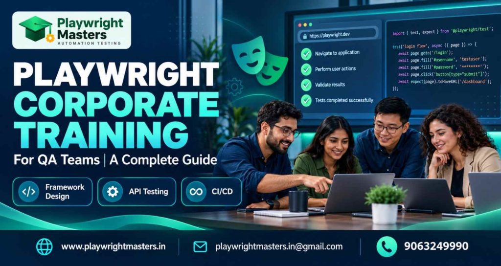 Playwright Corporate Training for QA Teams