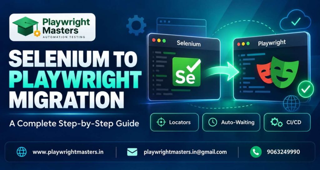 Selenium to Playwright migration guide